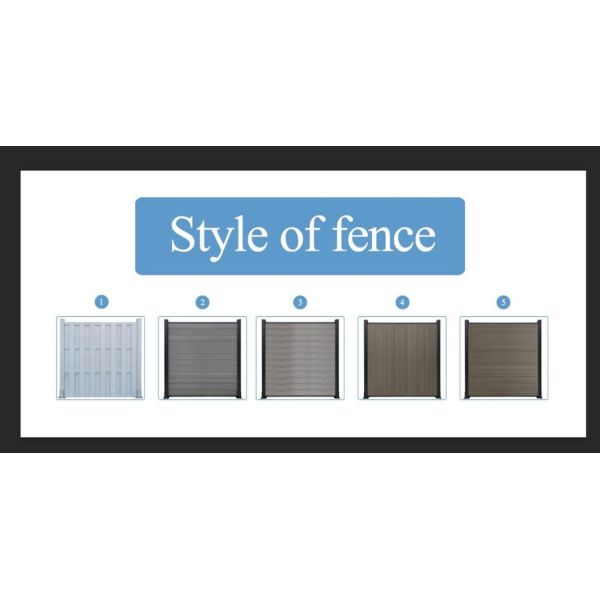 Weatherproof WPC Fencing Panel Low-Upkeep for Commercial Yard