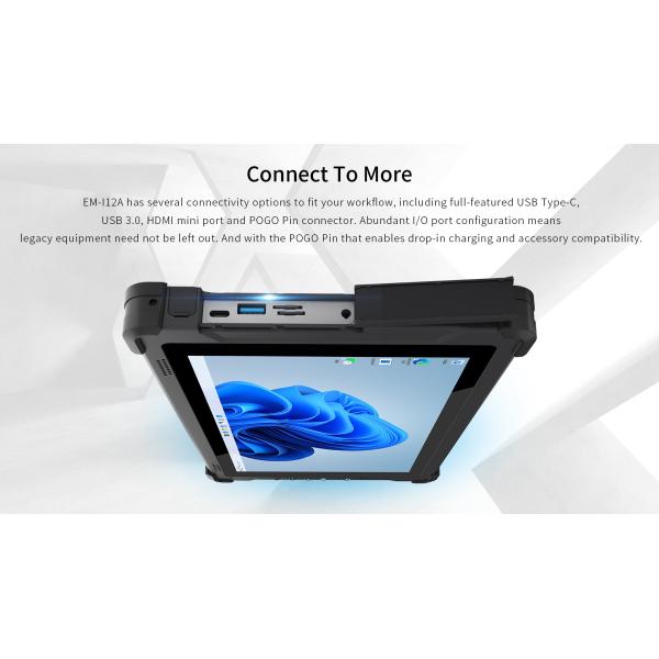 Capacitive Screen 10 inch Win 11 Rugged Tablet with Fingerprint GPS WiFi and Permanent Car Mount