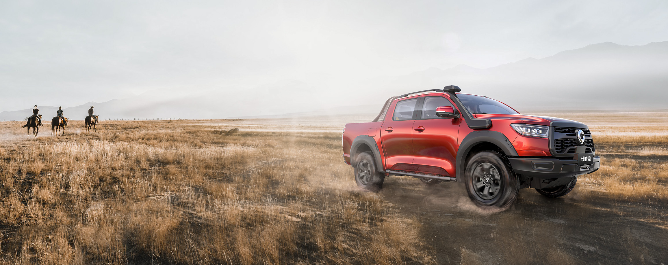 Made Great Wall Poer Pickup Trucks 2.0T 4x4 Fuel Auto Vehicle with Leather Seats