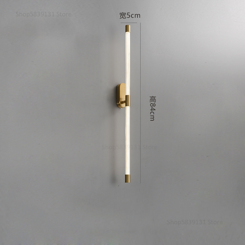 Modern Geometric Lines Wall Lights Bedside Living Room Background Wall Luxury Gold Wall Lights(WH-OR-262)