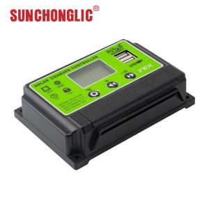 12v / 24v Pwm Solar Charger Controllers 20a Home Use