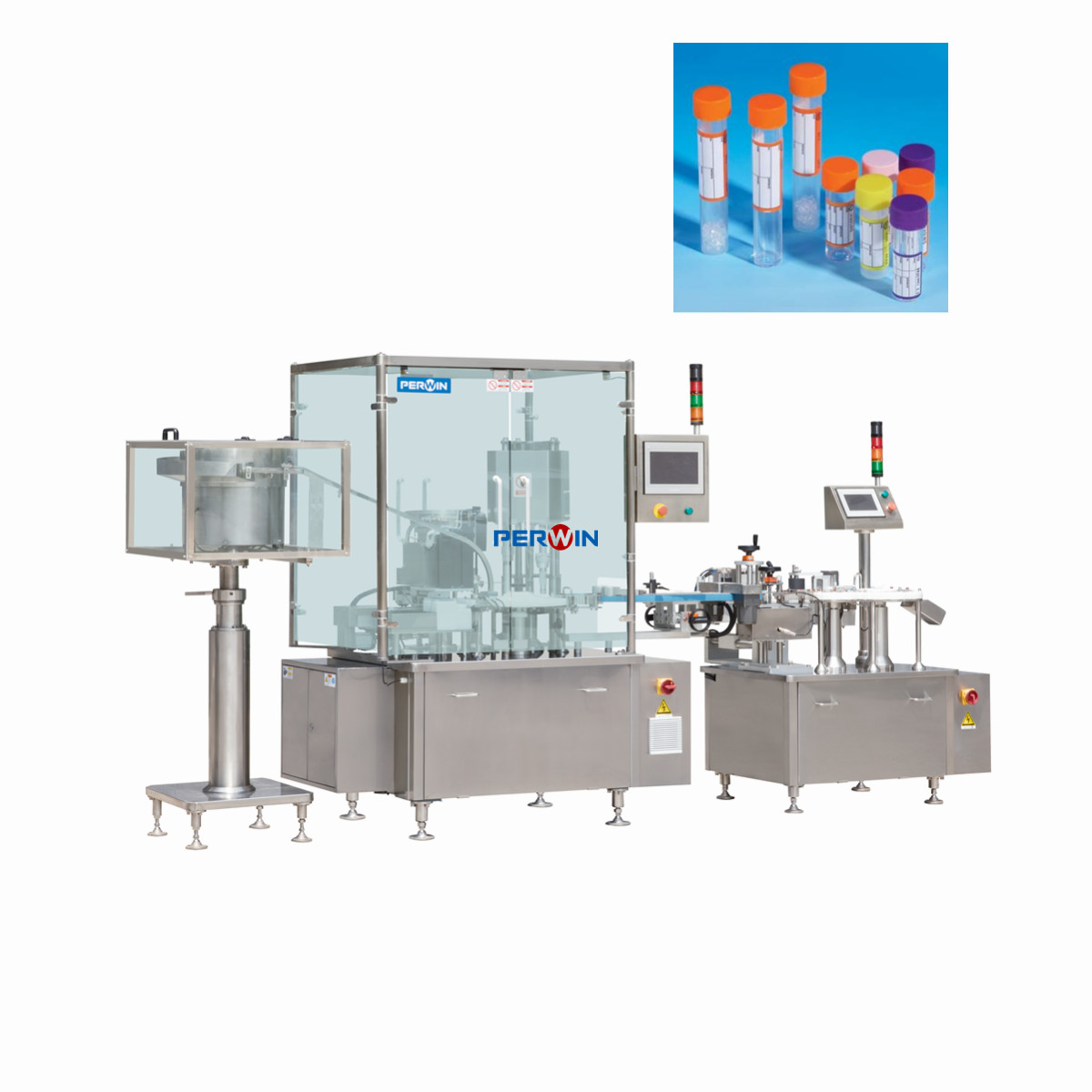 Automated Bottle Filling Machine For Screw Tube 3ml Aseptic Bottle Filling Machine