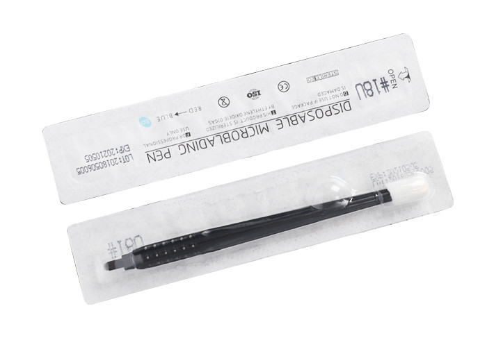 Blister Packing 3D Cosmetics Manual Tattoo Pen With Blade And Brush