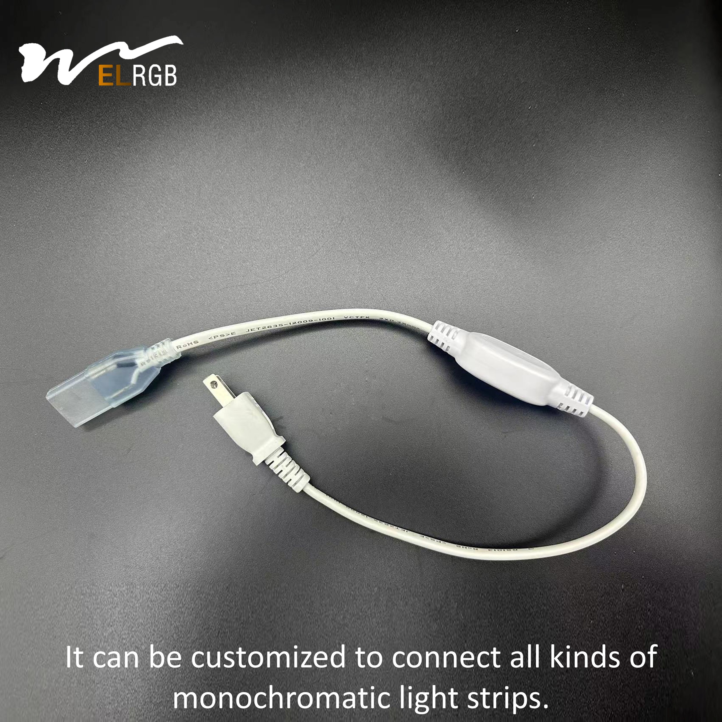 2024 Voltage Monochromatic LED Strip Plug for Project Installation Lighting Solutions