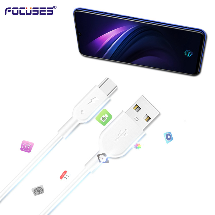 FCC USB 2.0 Type C Cable 36g USB C Sync And Charge Cable