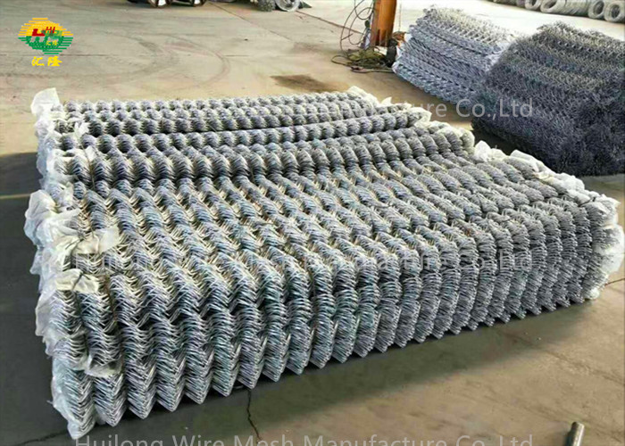 6.3 Ft High Cyclone Mesh Fencing Residential Hot Dipped Galvanized With Gate