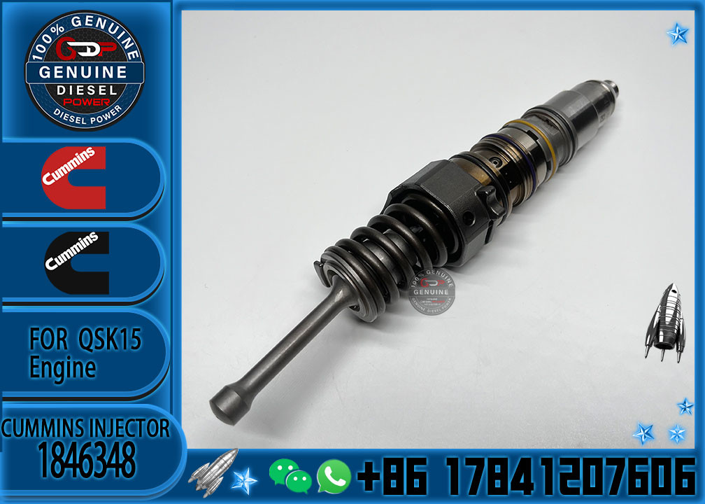 Genuine And New Diesel Fuel Injector 1846348 5634701 4030346 for Cummins QSX15 Diesel Engine
