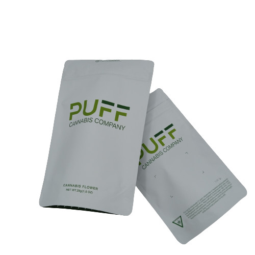Waterproof Zipper Mylar Aluminum Foil Bags Three Sides Sealed For weed Tobacco