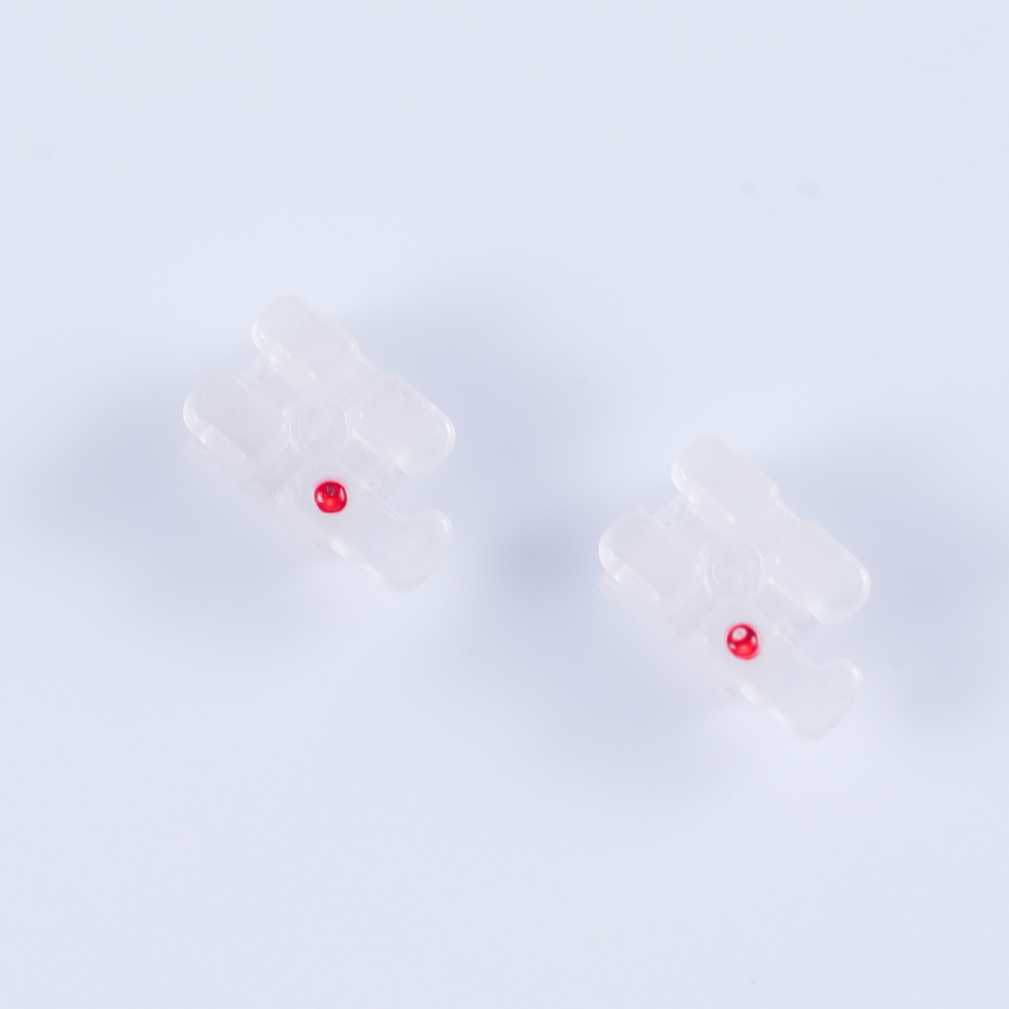 Class II Dental Orthodontic Bracket Monocrystalline Sapphire Instrument Self Ligating ODM