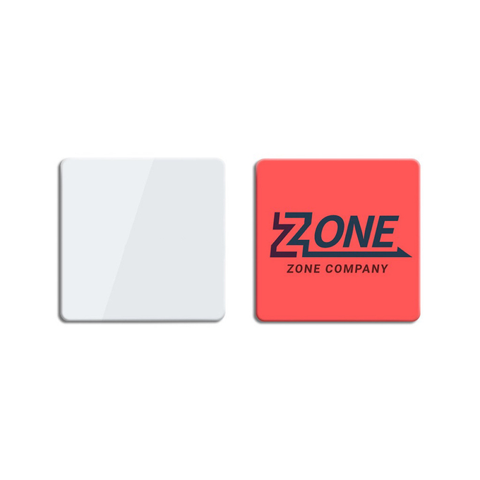 Personalized Sublimation Glass Blanks Sublimation Fridge Magnet Blanks 5*5cm
