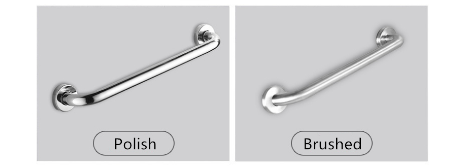 25X300mm Chrome Surface Finishing Bathroom Toilet Support Grab Bar for Elderly Safety