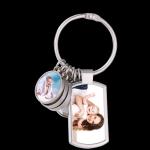 Custom Promotional Gift Keychain Blank Design Sublimation Charms Set Keychains