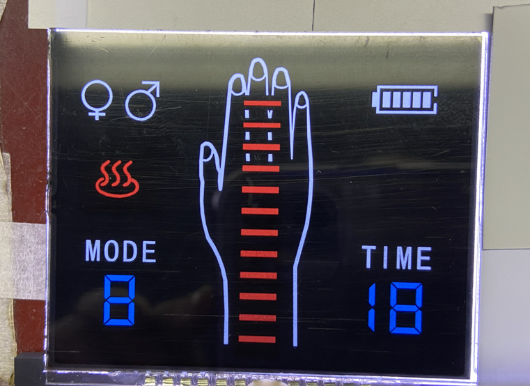 Custom Negative VA Lcd Display Transmissive Digit Graphic LCD Panel