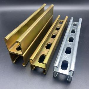 Quality Construction Material Slotted 41x82 Double Unistrut Channel for sale