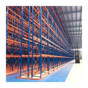 Quality 800-3000kg/layer VNA Pallet Rack , Steel Very Narrow Aisle Pallet Racking for sale