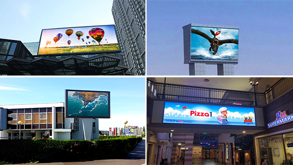 P8 P10 Full Color LED Display Fixed Corner LED Screen 960mmx960mm Cabinet