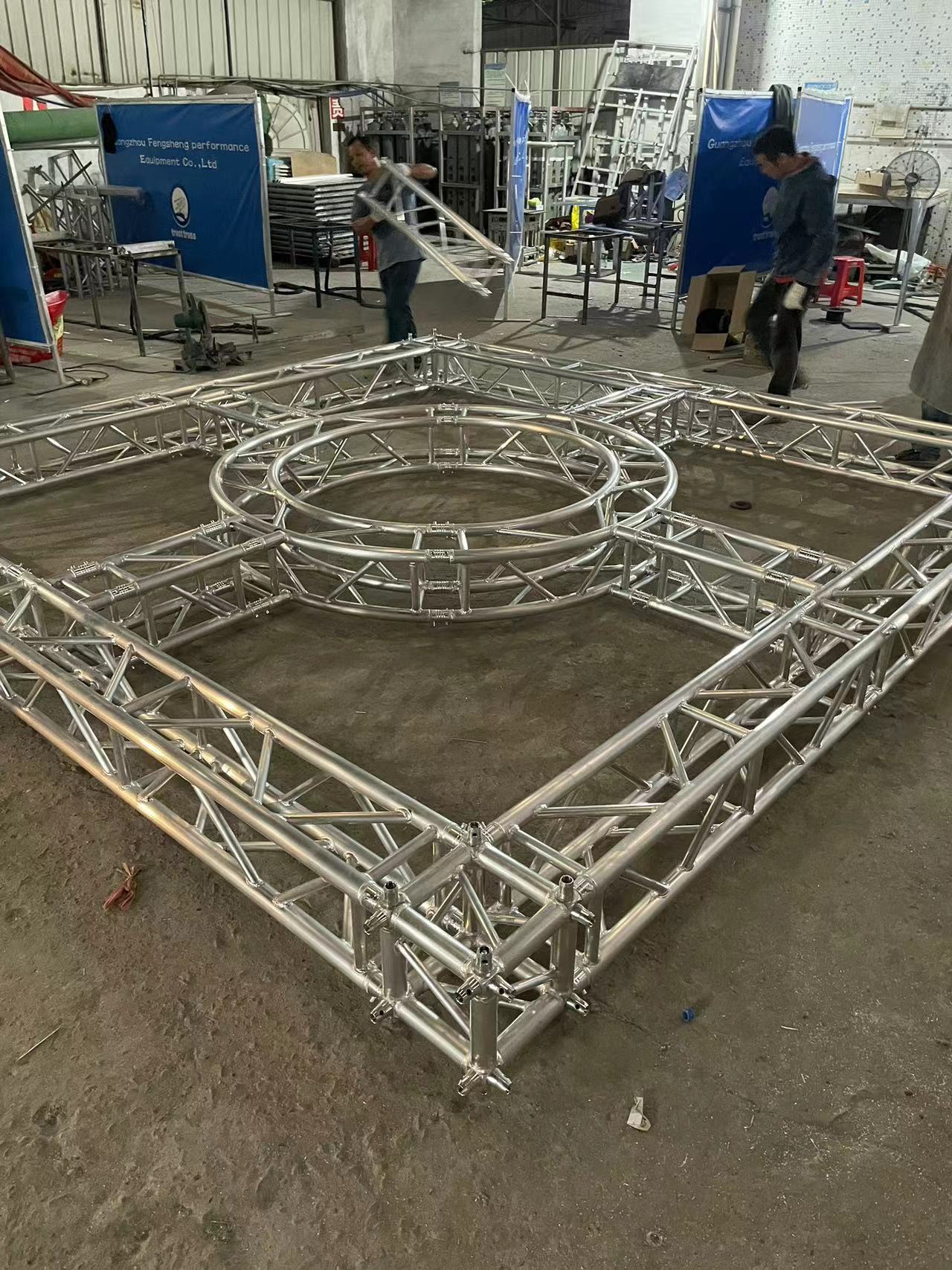 Custom Square Aluminium Exhibition Truss , 6082-T6 Aluminium Alloy Truss