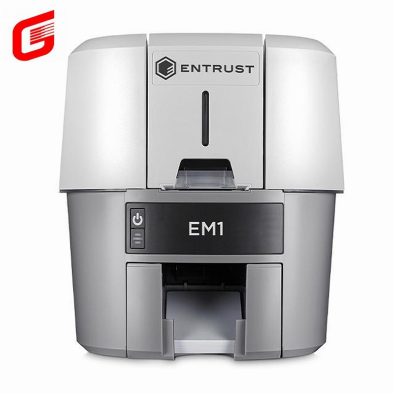 1- Entrust DATACARD Sig ma EM1 Direct to Card Thermal Printer Fast Printing Speed