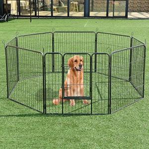 Quality Outdoor Multi Shape 80*60cm Metal Puppy Pen for sale