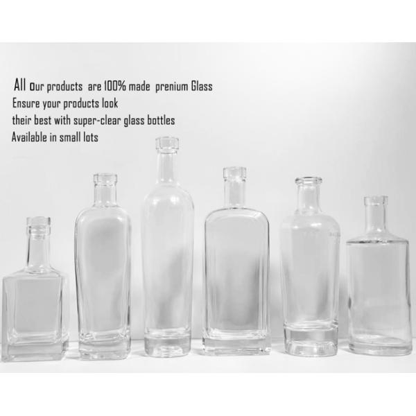 750ml OLSO OR Nordic Sytle GLASS Bottle Anchored Spirit Gin Bottle