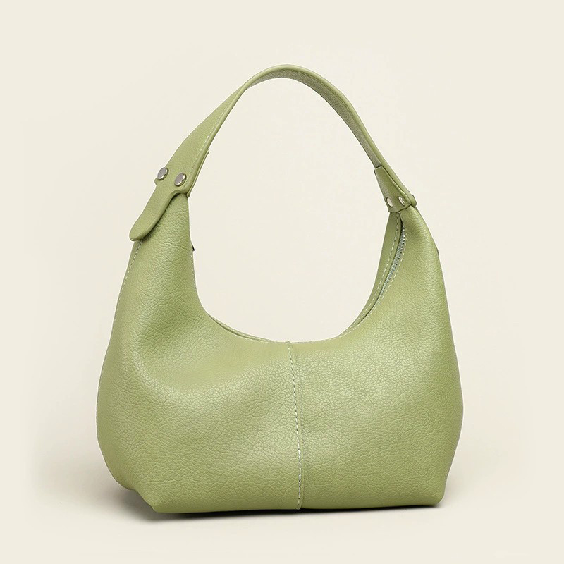Custom Logo Handbags for Women Retro Vegan Leather Clutch Purse Tote Shoulder Bag