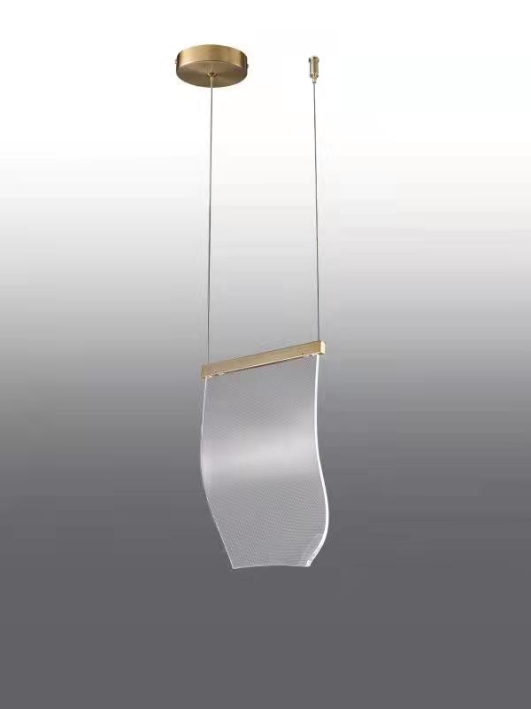Nordic Luxury Hotel Large Big Led Ceiling Lobby Glass Pendant Chandelier Crystal Modern Atmosphere Light