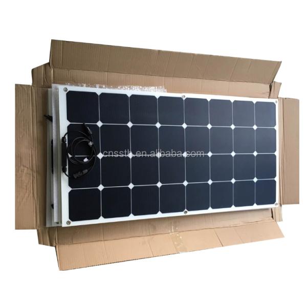 Flexible Rooftop Solar Panels 100W 150W 160W Solar Panel 1050*540*25mm