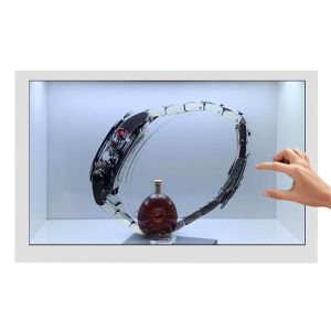 Quality Android LCD See Through Display Interactive Advertising Translucent LCD Box for sale