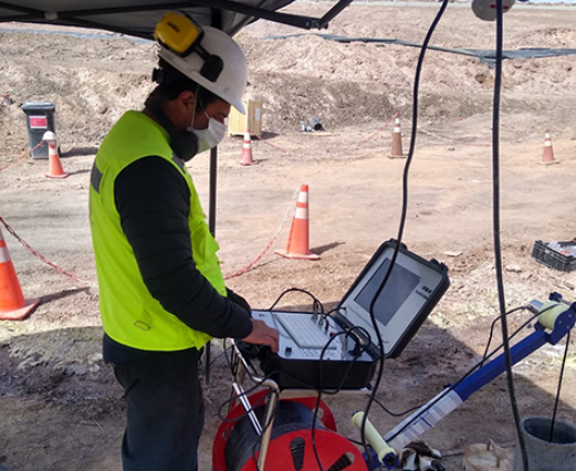 Geotechnical Borehole Imager Real Time Downhole Viewer
