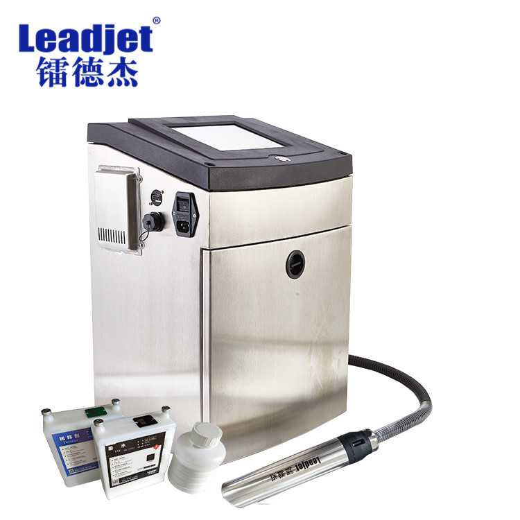 V380P White Ink Dry Instantly Leadjet Inkjet Printer 48 Dots With 8 Inch Touch Screen