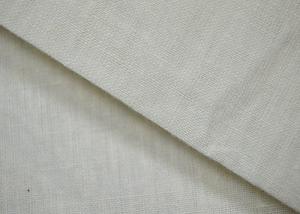 China GOTS Certified Organic Linen Fabric / Natural Fiber Linen Anti Static For Bags on sale