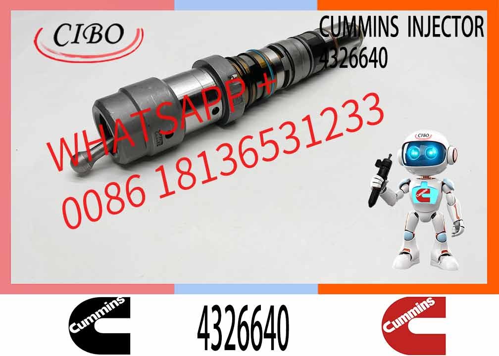 Engineering Machinery QSK60 Truck Engine System Accessories 4326640 Diesel Fuel Injector