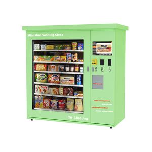 China Touch Screen Mini Mart Vending Machine Beverage Candy Snack Food Drink Can Bottle on sale