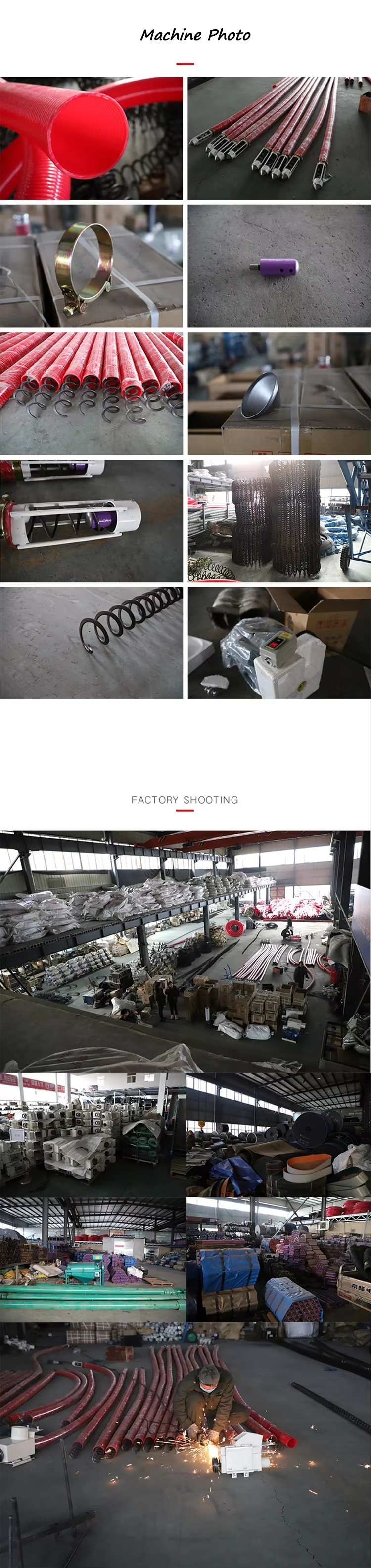 Pellet Screw Transport Concrete Hopper Pharma Dosing Salt Cocoa Powder Auger Elevator Helical Material Pellet Screw Conveyor