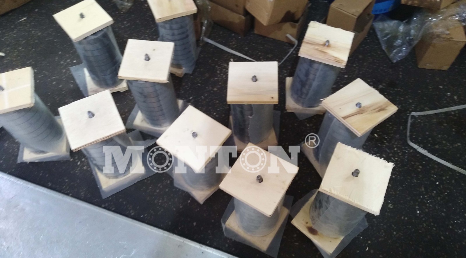 128705 27.81 mm*45.40 mm*88.90 mm Mud Stack Thrust Bearings Mud Motor Bearings For Downhole Drill