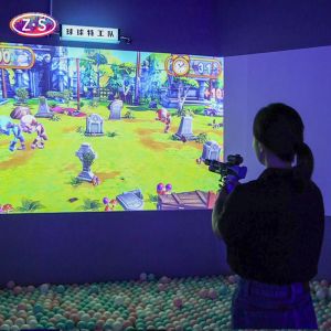 China Immersive 3D MultiBall Games Interactive Ball-Throwing Wall Projection Game on sale