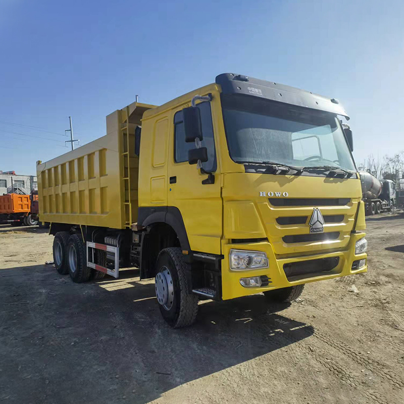 Fully Refurbished371HP 6X4 HOWO Dump Truck with Euro 2 Emission Standard