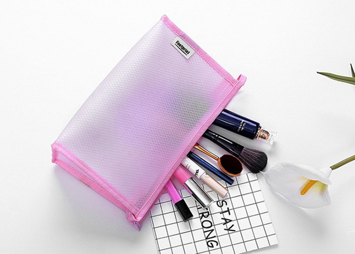 Anti - Static Transparent PVC Bag EVA Mesh Fabric Stylish BV Certificated