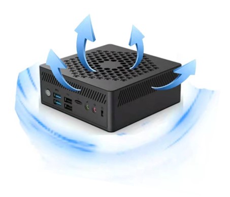 Gigabit Lan Fanless Mini PC Celetron N4500 N5100 N5095 4K HDMI DP VGA 4xUSB3.0