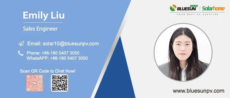Bluesun Easy Installed Solar Power Panel Solar Pv Module 540w 550w 560w Home Use Solar Panels Wholesale House