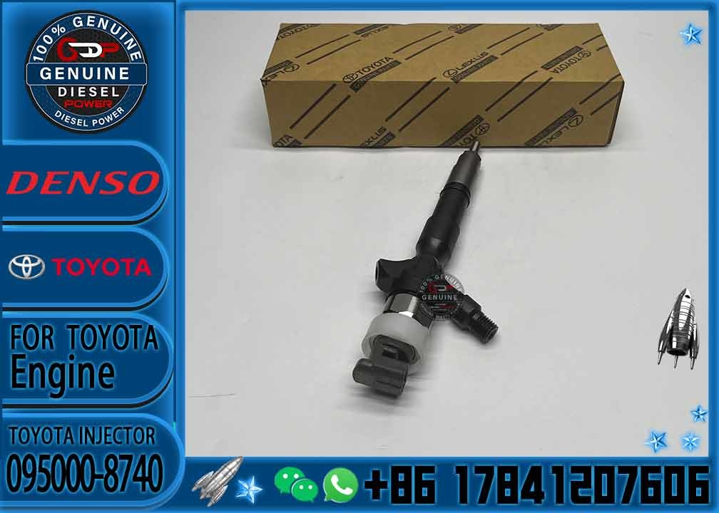 common rail injector 095000-8740 diesel fuel injector 23670-0L070 23670-09360 for Toyota 2KD-FTV diesel injector assy