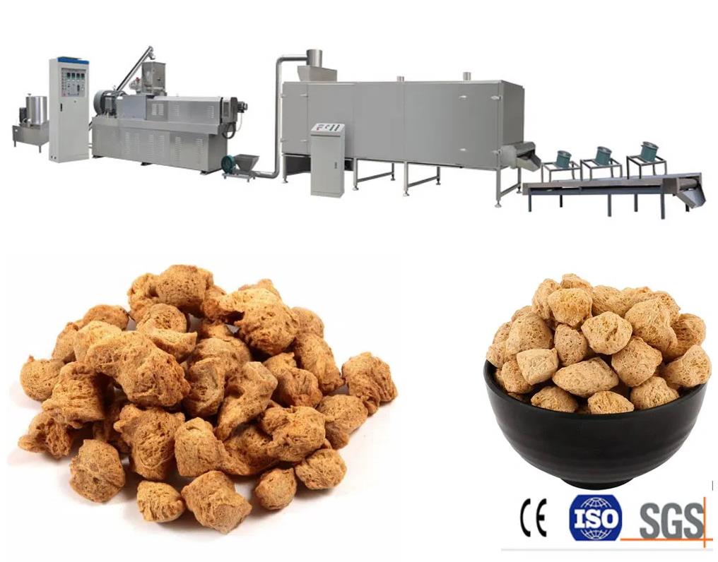 soybean protein processing line /soya protein equipment / soybean protain maker