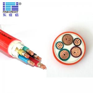 Quality 3×25+1×16MM2 Multi Cores Fire Rated Data Cable , LSZH 600/1000V Fire Protection Cable for sale