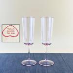 Eco Friendly Reusable Plastic Champagne Flutes Unbreakable