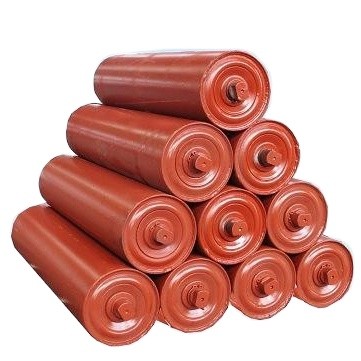Low Friction Steel Impact Idler Roller Aging Resistance For Belt Conveyor