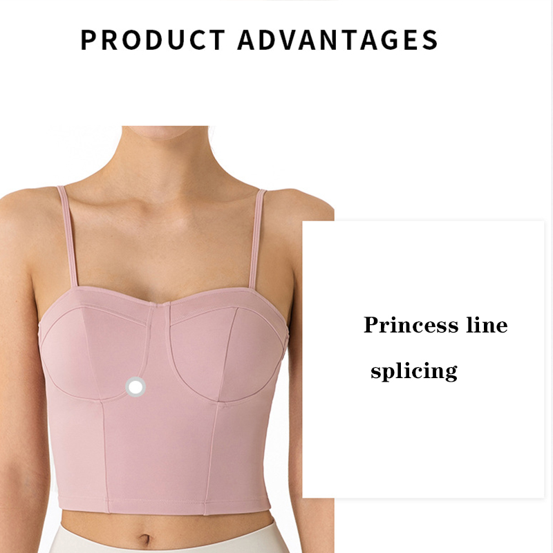 4 colors Solid Color Adjustable Splice Womens Sports Bra Breathable Yoga underwear