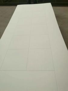 Quality Simple White Melamine MDF Door Skin With Customized Printing Scratch Resistance for sale