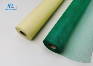 China 18*16 1.8m*30m Fiberglass Screen Roll , Door Mosquito Screen Green Insect Proof on sale
