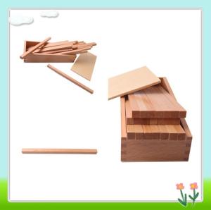 Quality Montessori Materials Box of Wooden Prisms for sale