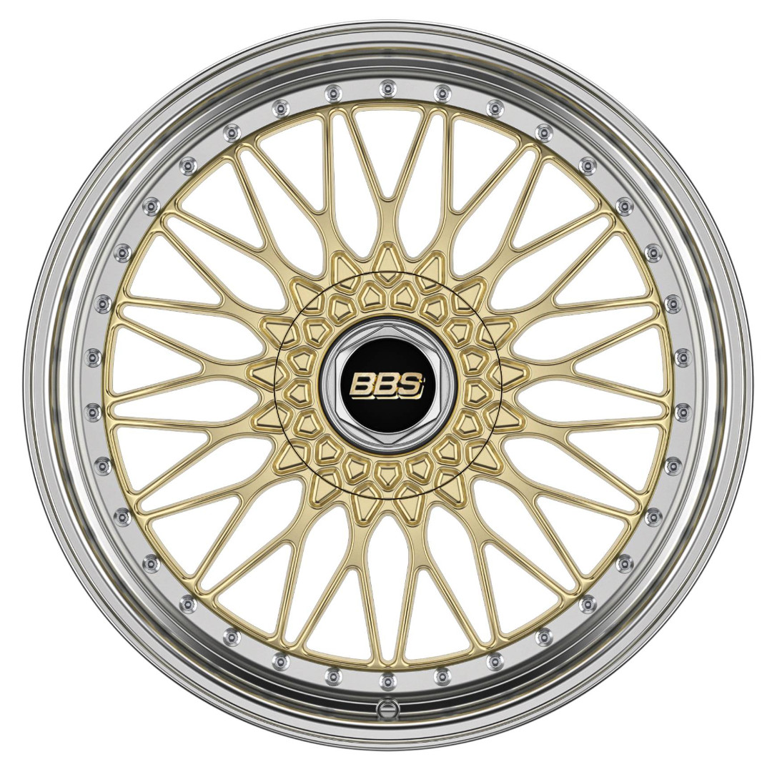 BBS Super Rs 3 Piece Rims Filigree Cross Spokes
